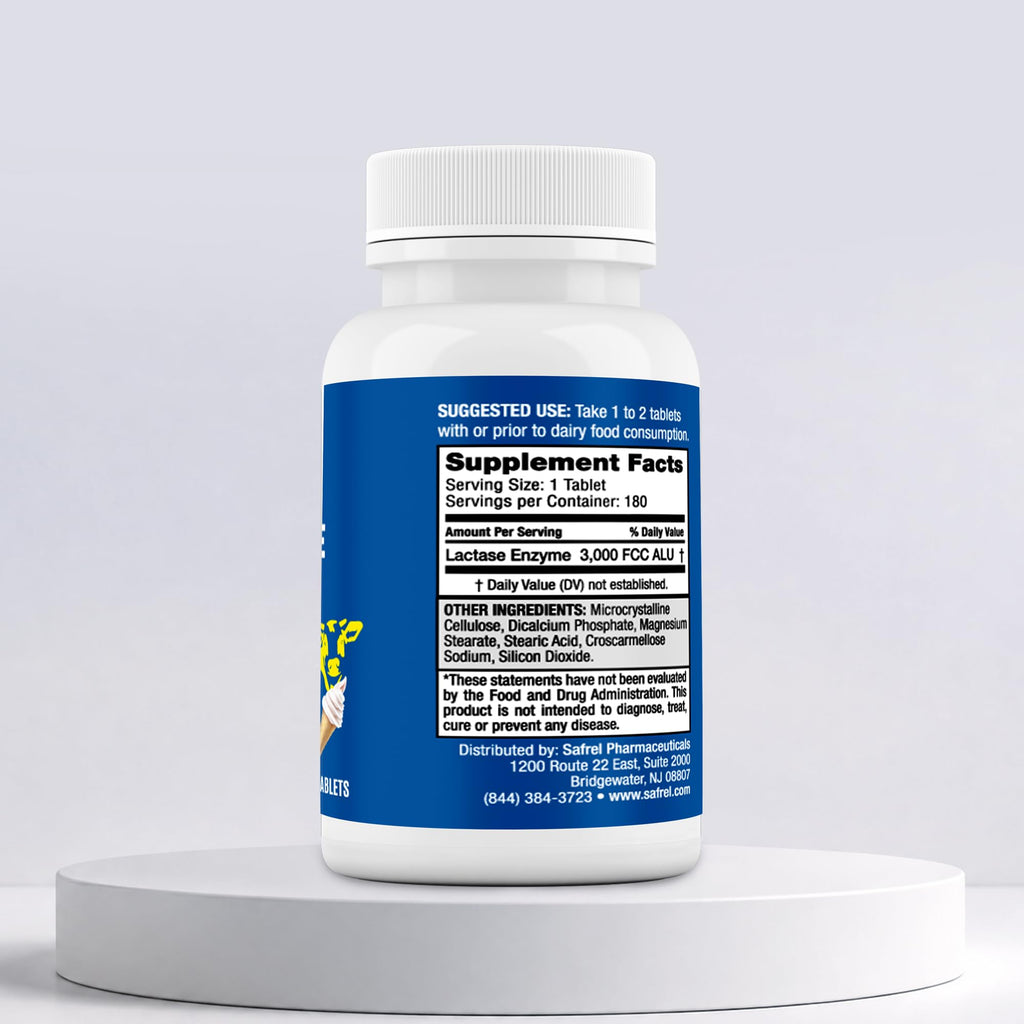 Unflavored Lactase Enzyme Tablets 180 Ct J815761