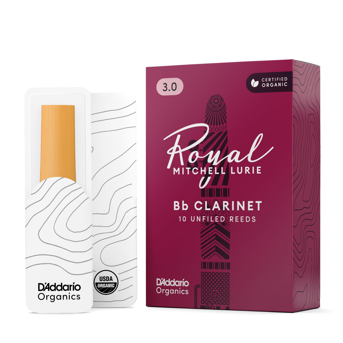 Bb Clarinet Reeds Strength 3.0, 10-Pack B36672