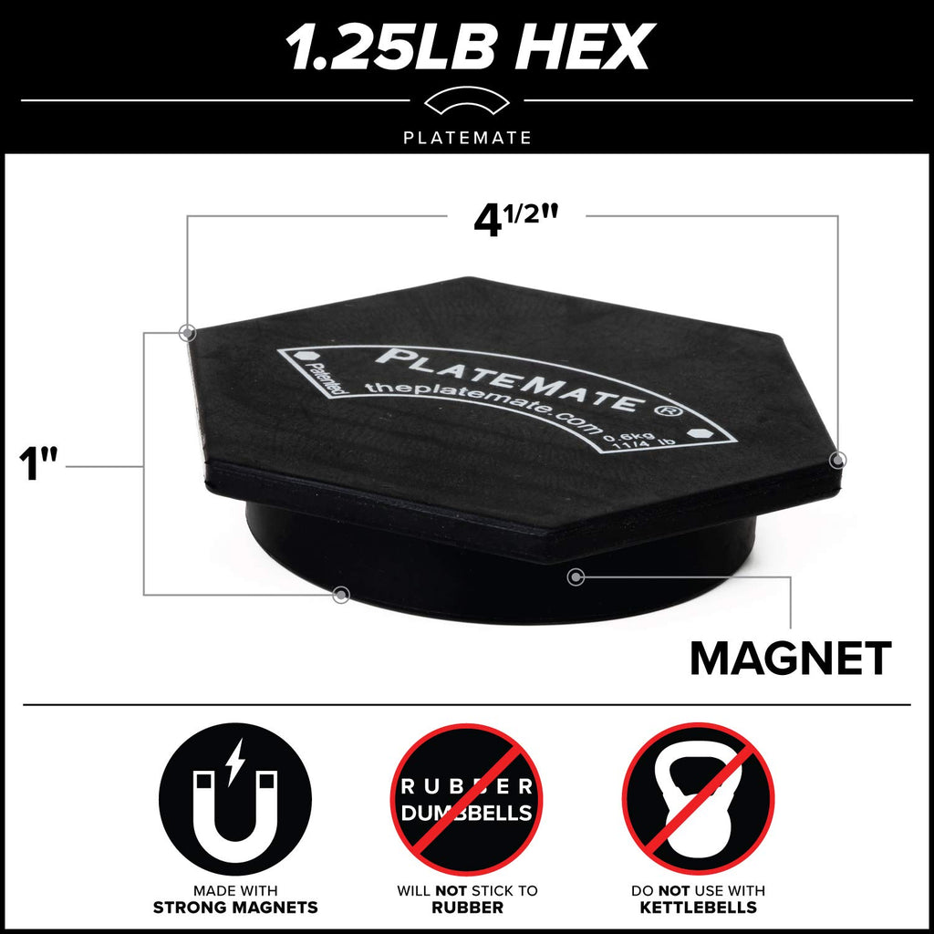 Magnetic Weights 1.25 lbs or 2.5 lbs Hex D17628