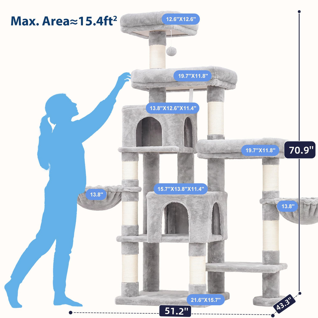 Cat Tree Tower with 3 Platforms F955915