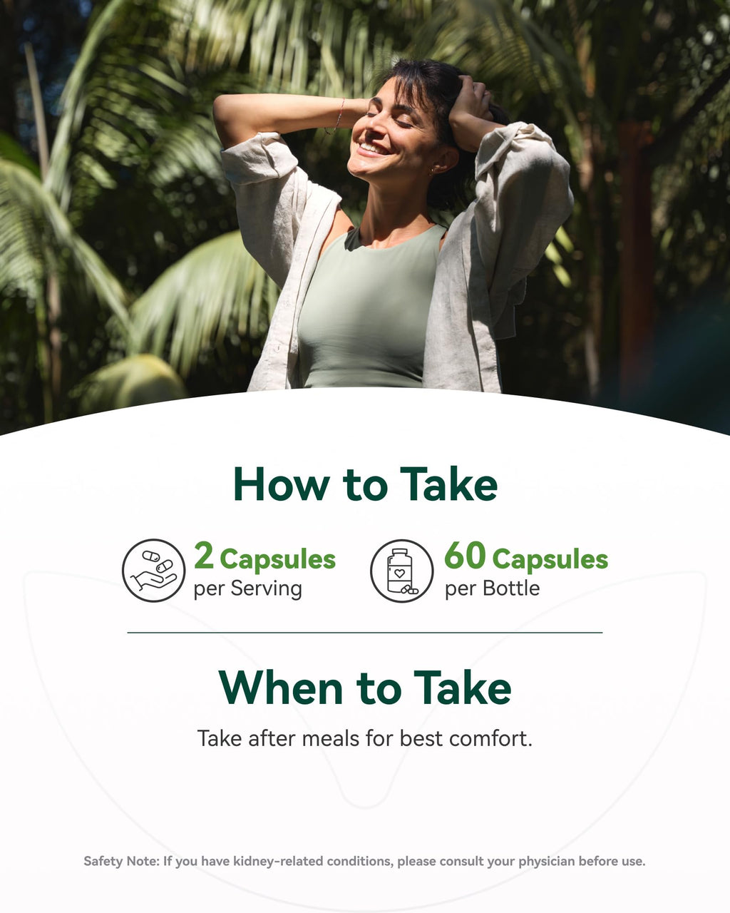 Moringa Capsules 1000mg 10:1 Moringa Leaf Extract 60 Count I32480