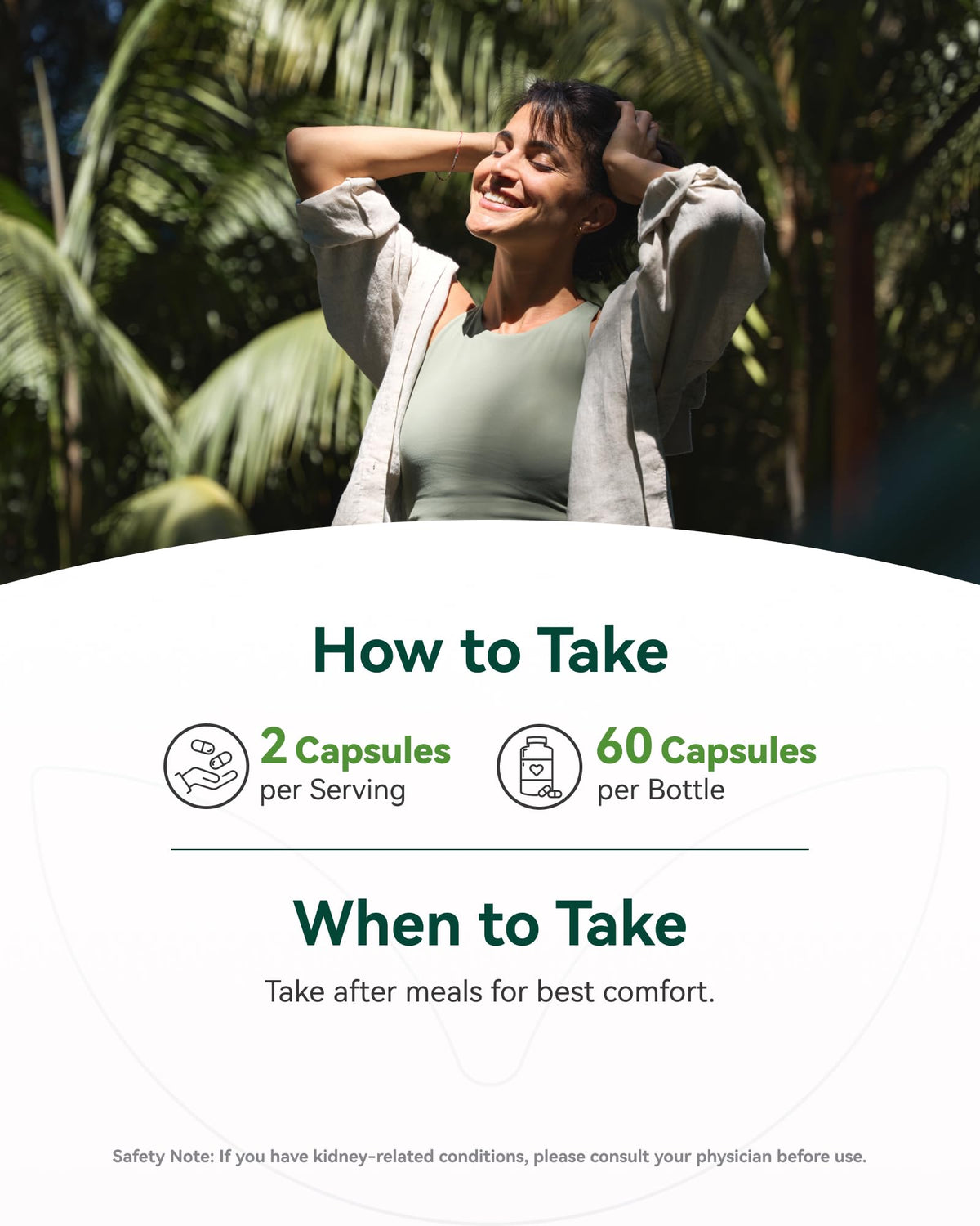 Moringa Capsules 1000mg 10:1 Moringa Leaf Extract 60 Count I32480
