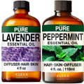 Lavender & Peppermint Essential Oil Set 2x4 fl oz H608