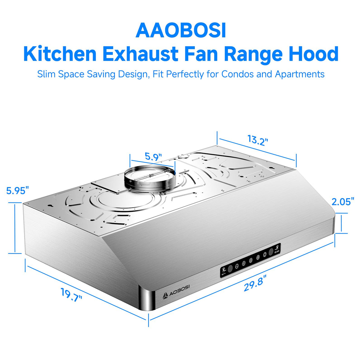 30 Inch Stainless Steel Under Cabinet Range Hood Y668699