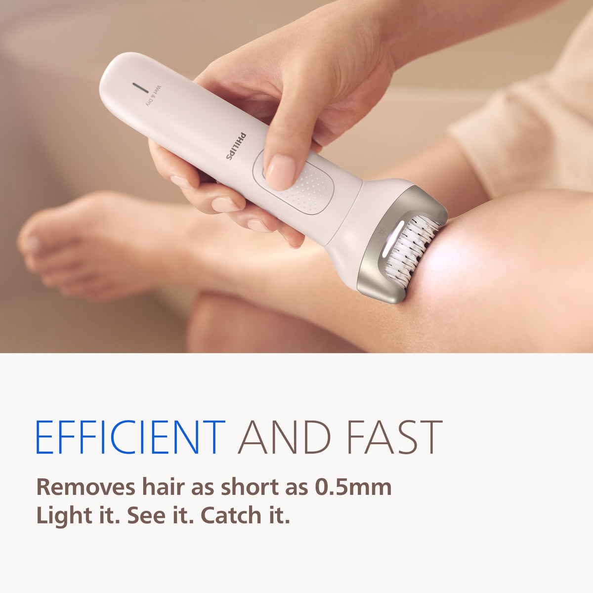 Cordless Wet and Dry Epilator with 7 Accessories W252671