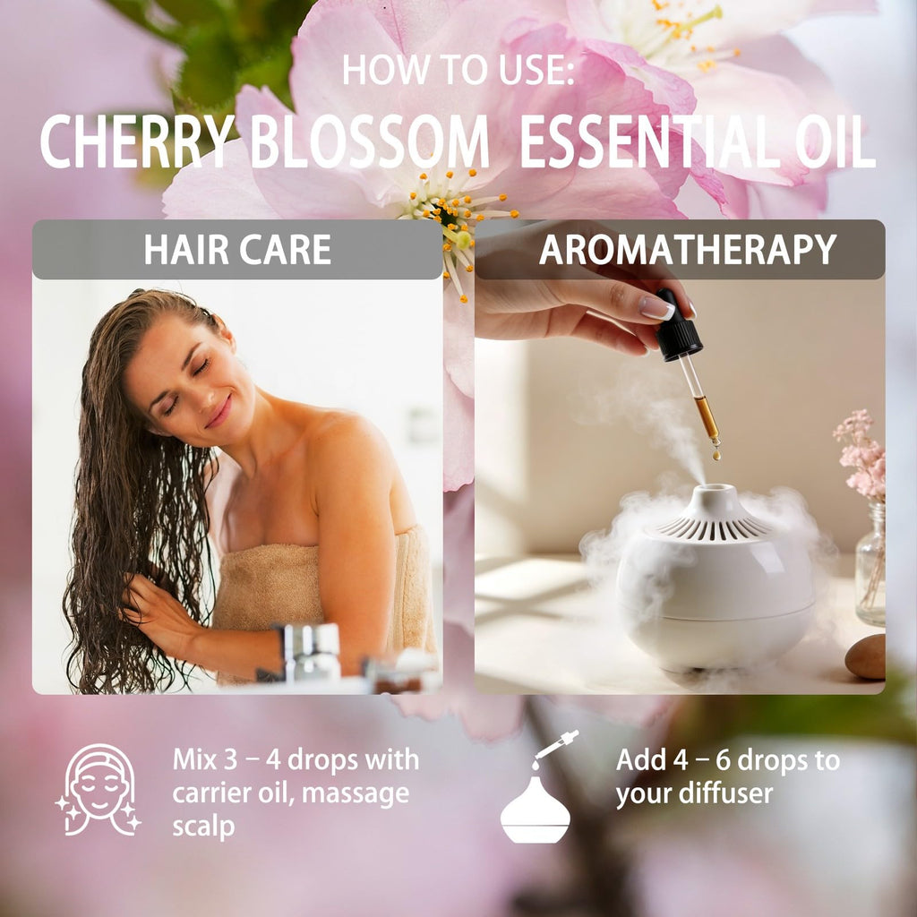 Cherry Blossom and Lavender Essential Oil 4 Fl Oz C42642