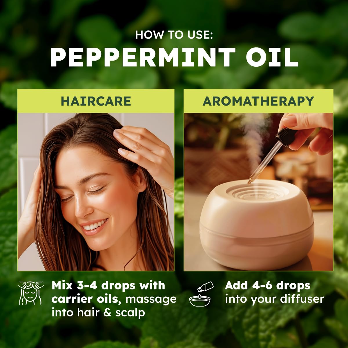 Lavender & Peppermint Essential Oil Set 2x4 fl oz H608