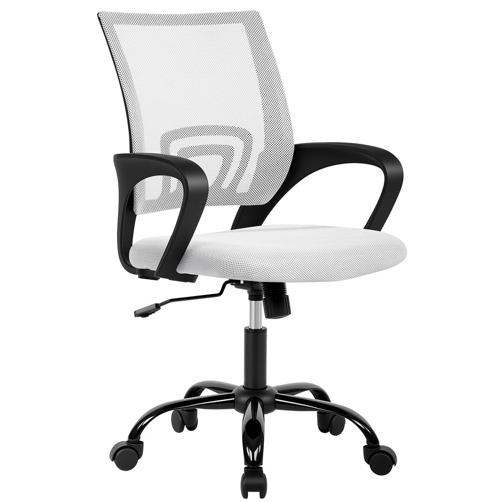 Ergonomic White Mesh Office Chair H5055