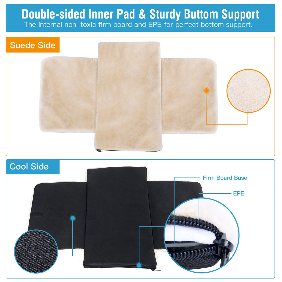 Airline Approved Expandable Soft Sided Pet Carrier with Fleece Pad Z256