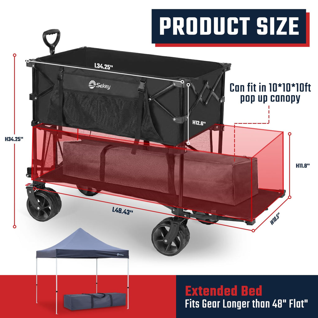 400L Double-Decker Wagon 500 lb Capacity O387