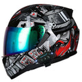 Bluetooth Motorcycle Helmet Anti-Fog Flip Up Full Face DOT Approved I9111
