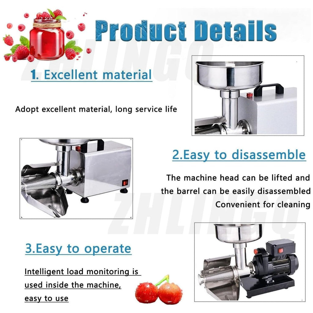 450W Stainless Steel Tomato Strainer Machine U45325