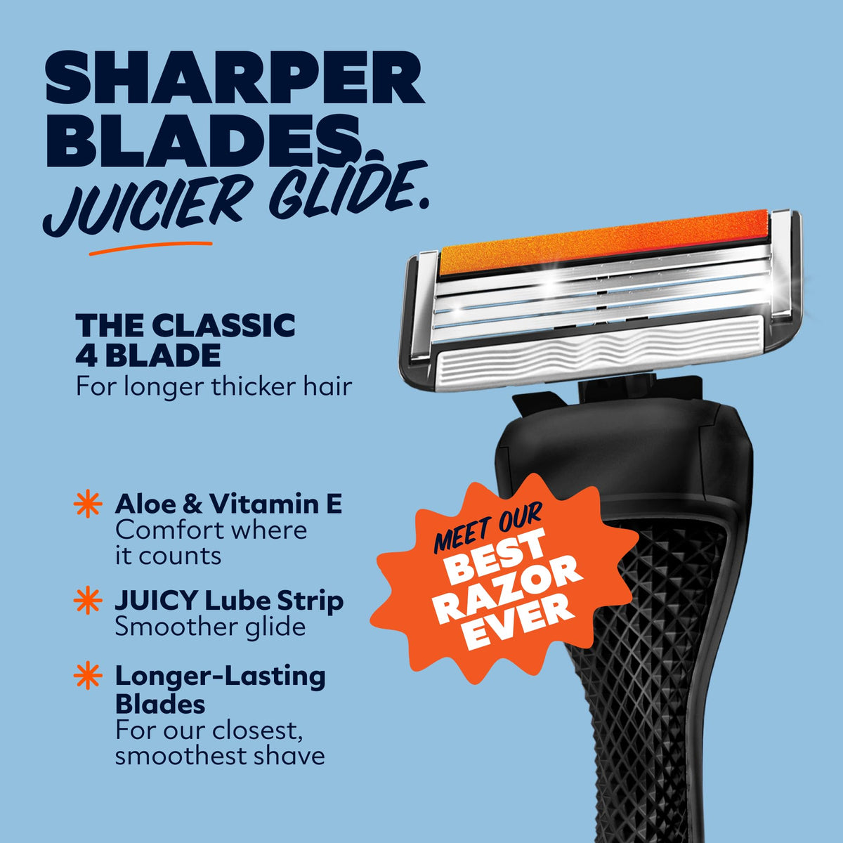 Black 16 Razor Refills + Handle P33049