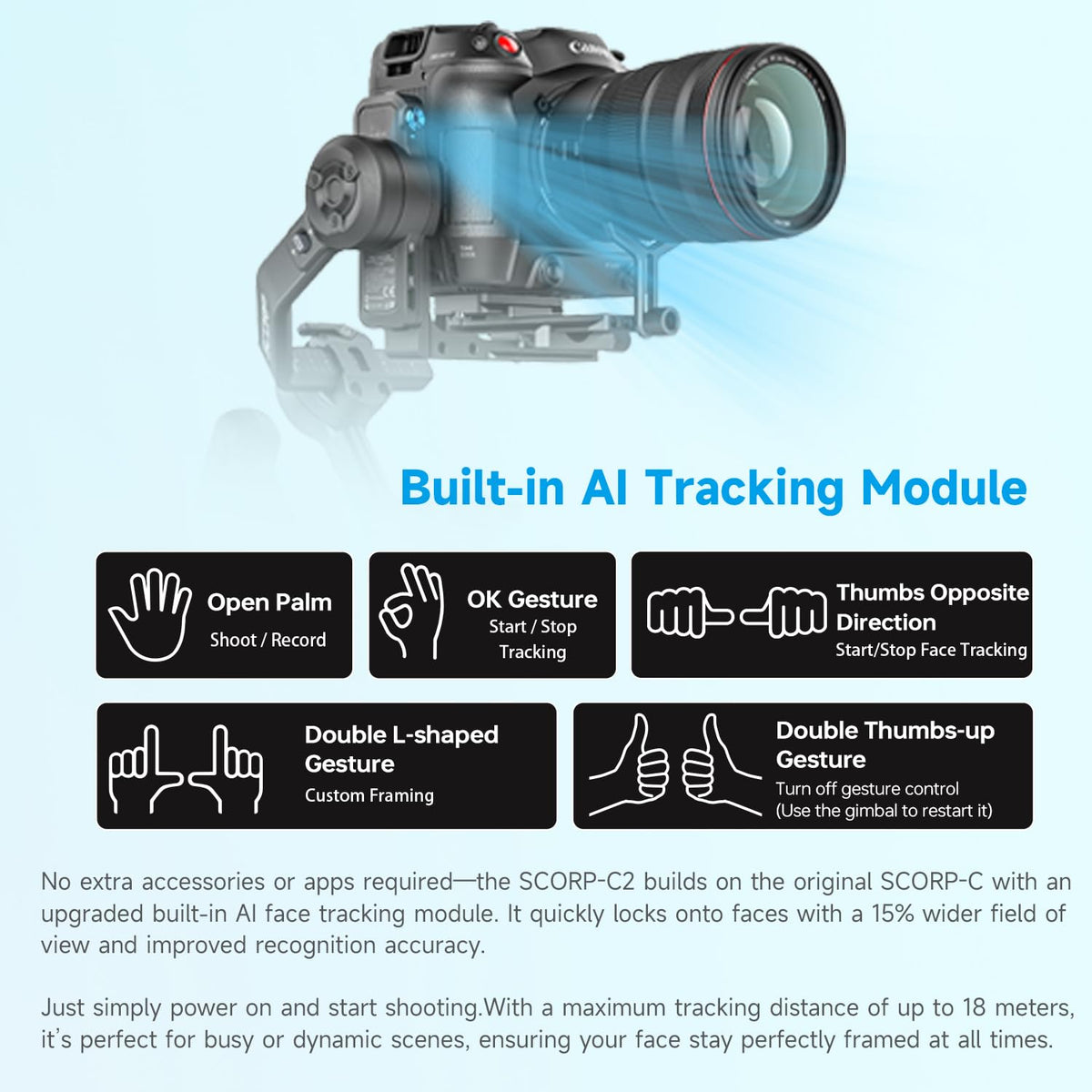 Camera Gimbal Stabilizer for Mirrorless Cameras Z509387