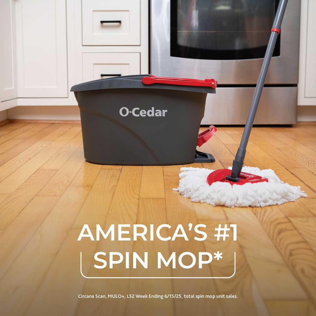 Microfiber Spin Mop & Bucket Floor Cleaning System with 2 Refills N895547