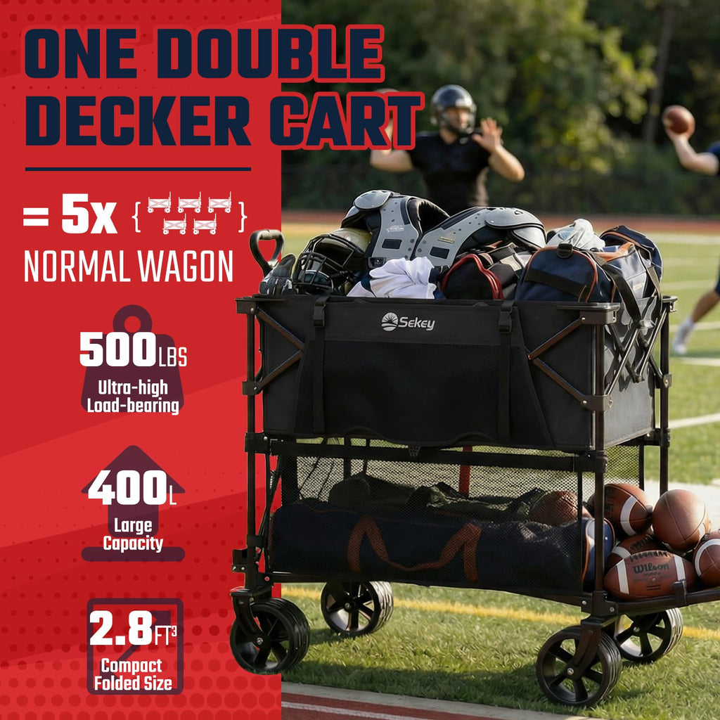 400L Double-Decker Wagon 500 lb Capacity O387