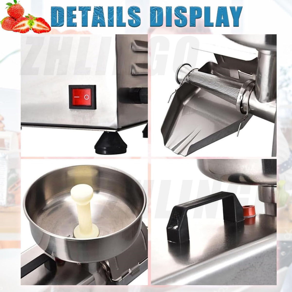 450W Stainless Steel Tomato Strainer Machine U45325