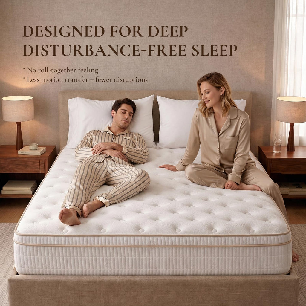 Full Size 12 Inch Medium Firm Hybrid Mattress H300139