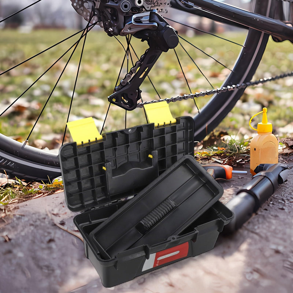 10 Inch Plastic Toolbox with 2-Layer Organization G34793