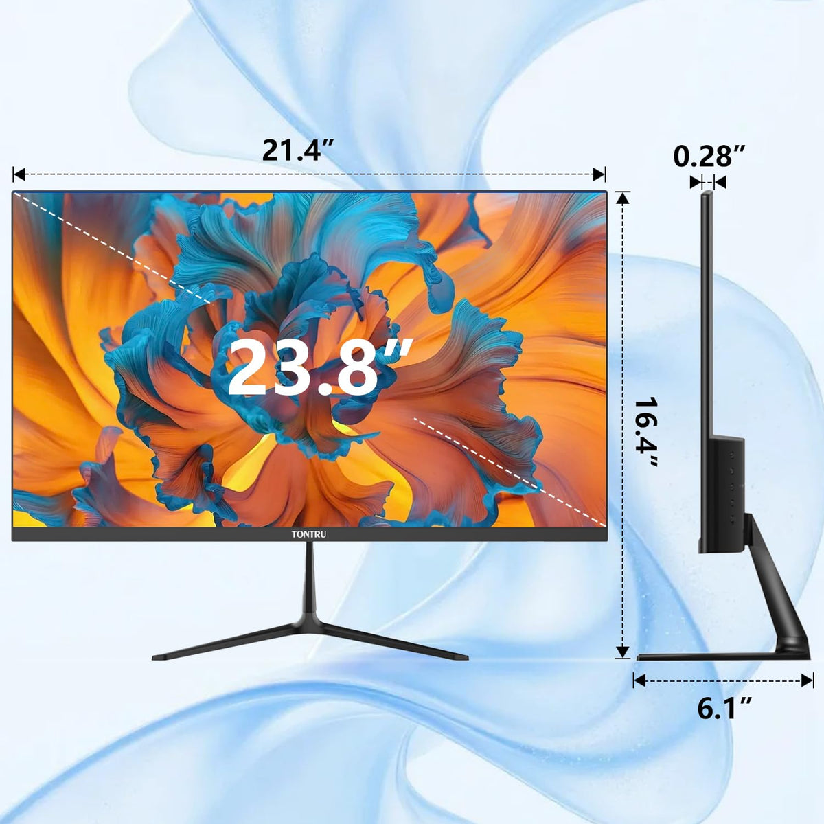 23.8 inch Full HD VA Monitor 75Hz Black J8326