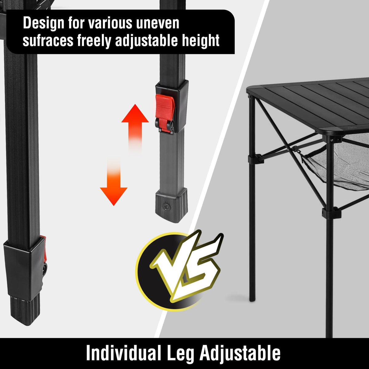 Folding Camping Aluminum Table B396