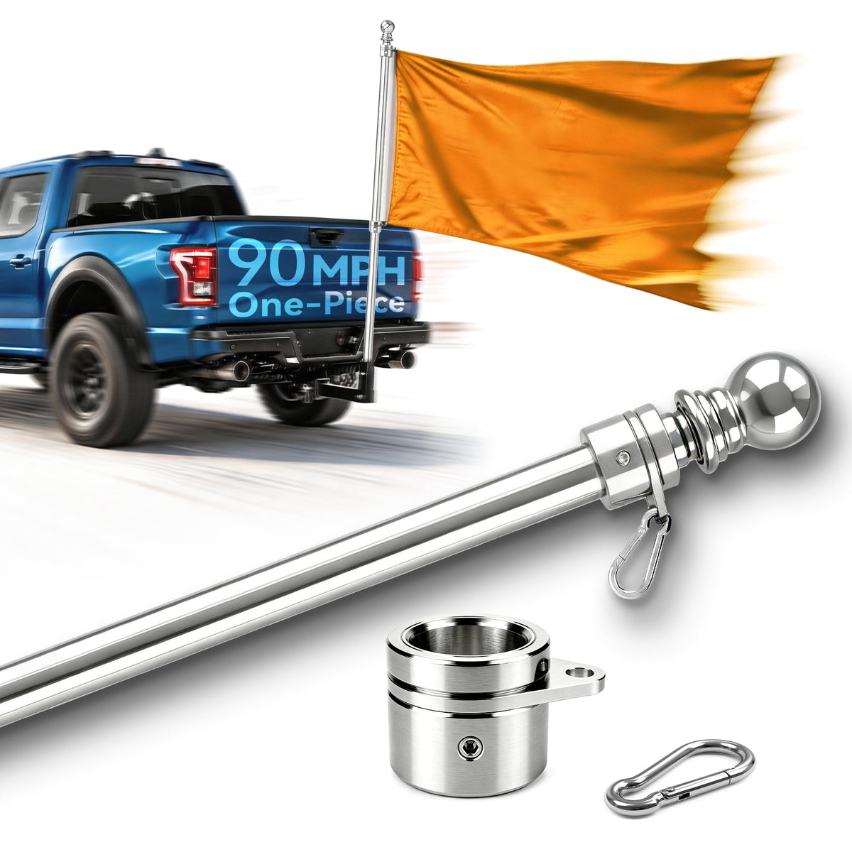 5FT One Piece Flag Pole T415468
