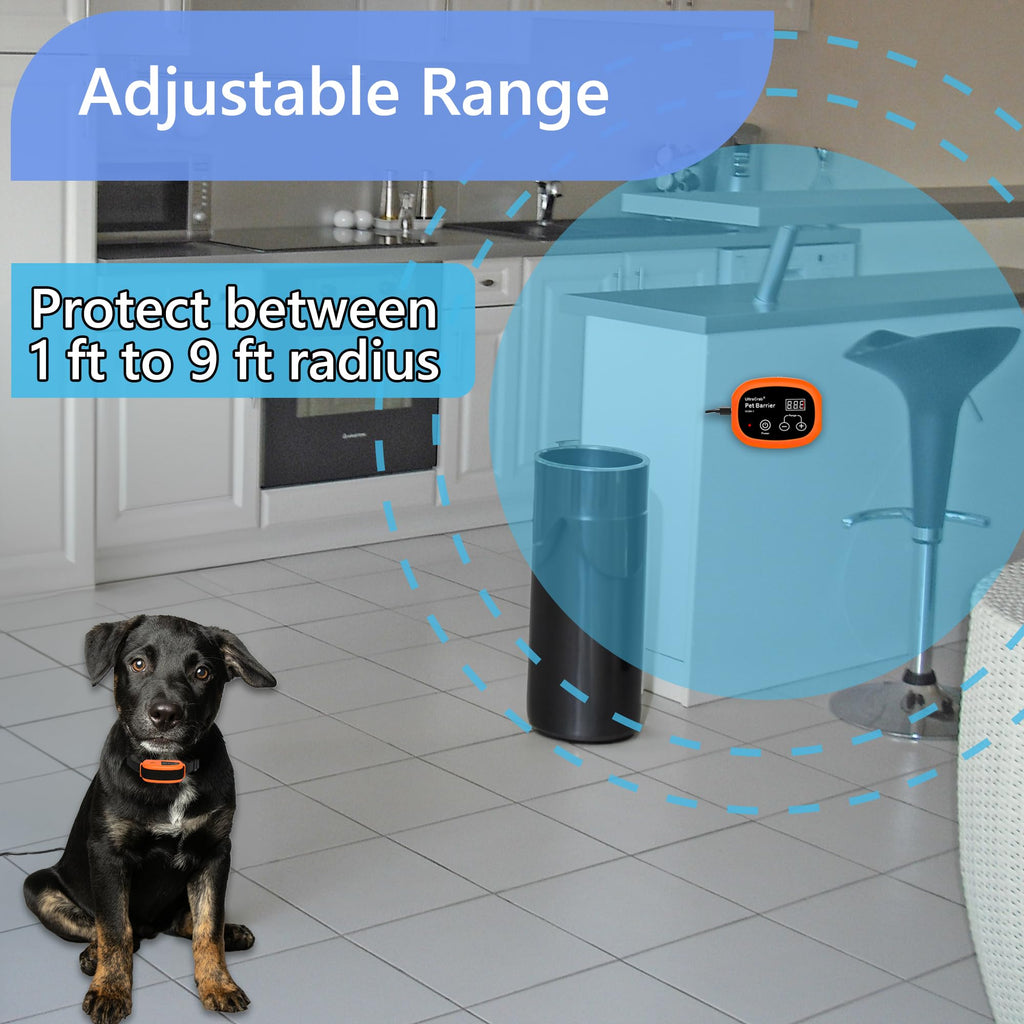 Wireless Indoor Electric Pet Barrier for 2 Dogs N251