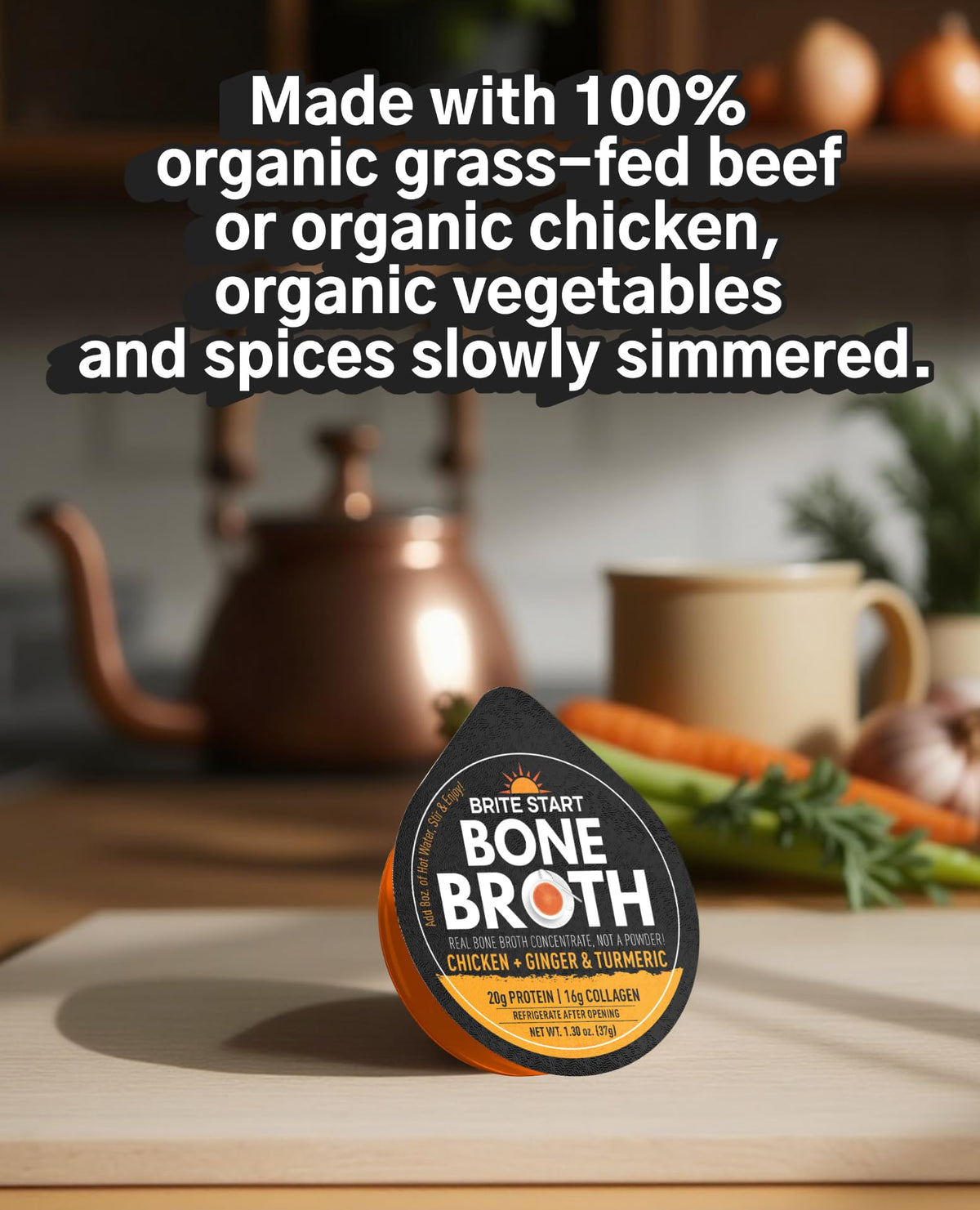 Bone Broth Variety Pack, 4 Flavors, 12 Count M150673