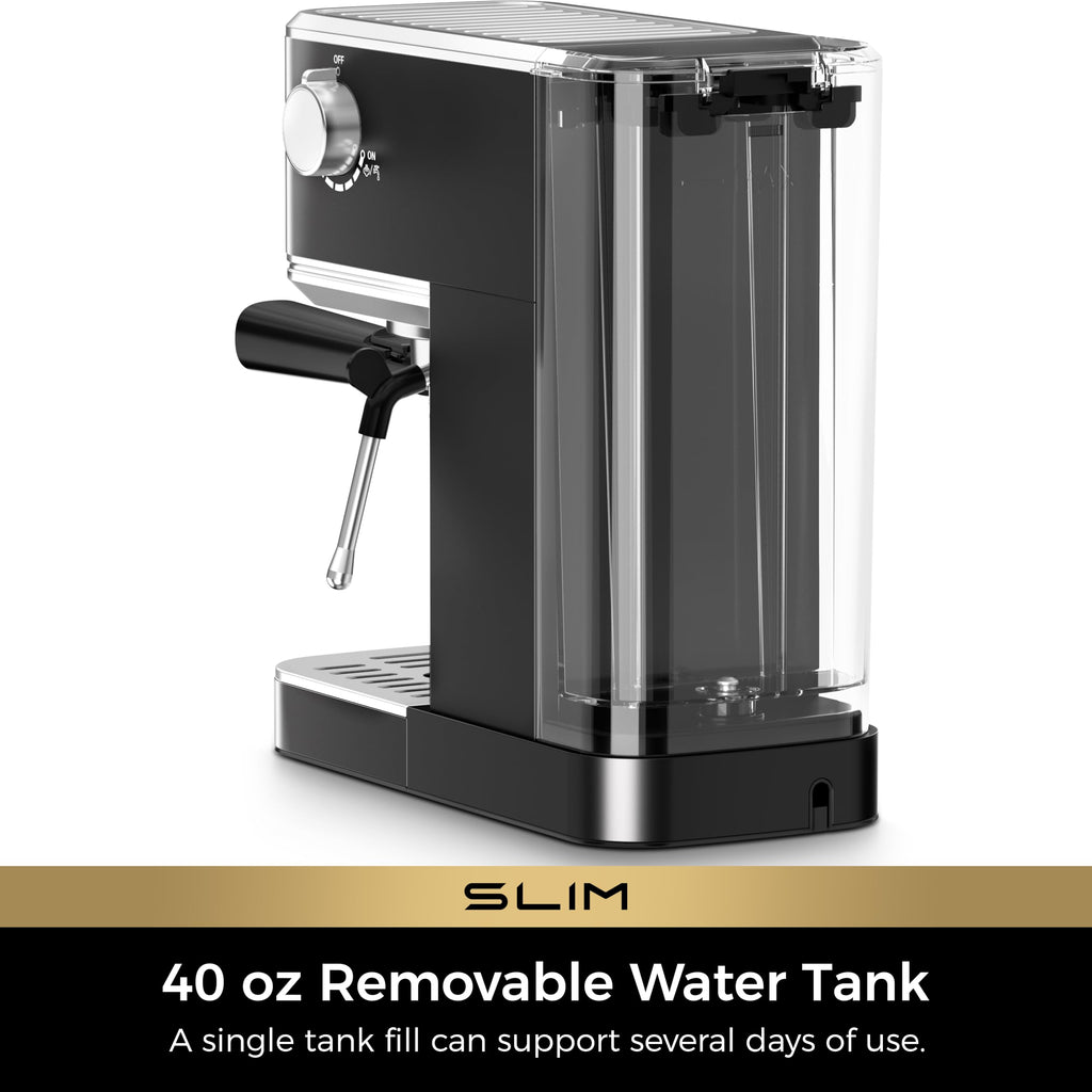 Slim Espresso Machine with Milk Frother Q551712