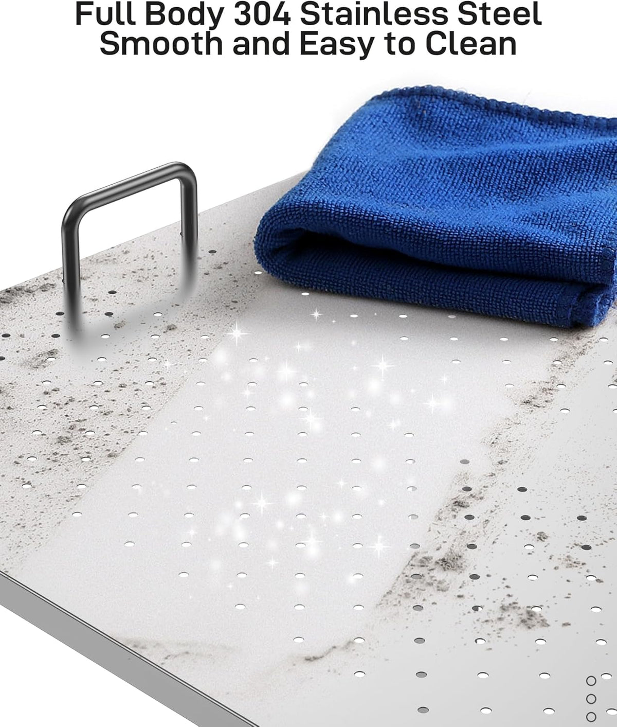 50" Stainless Steel Dog Grooming Bathtub with Faucet O4649