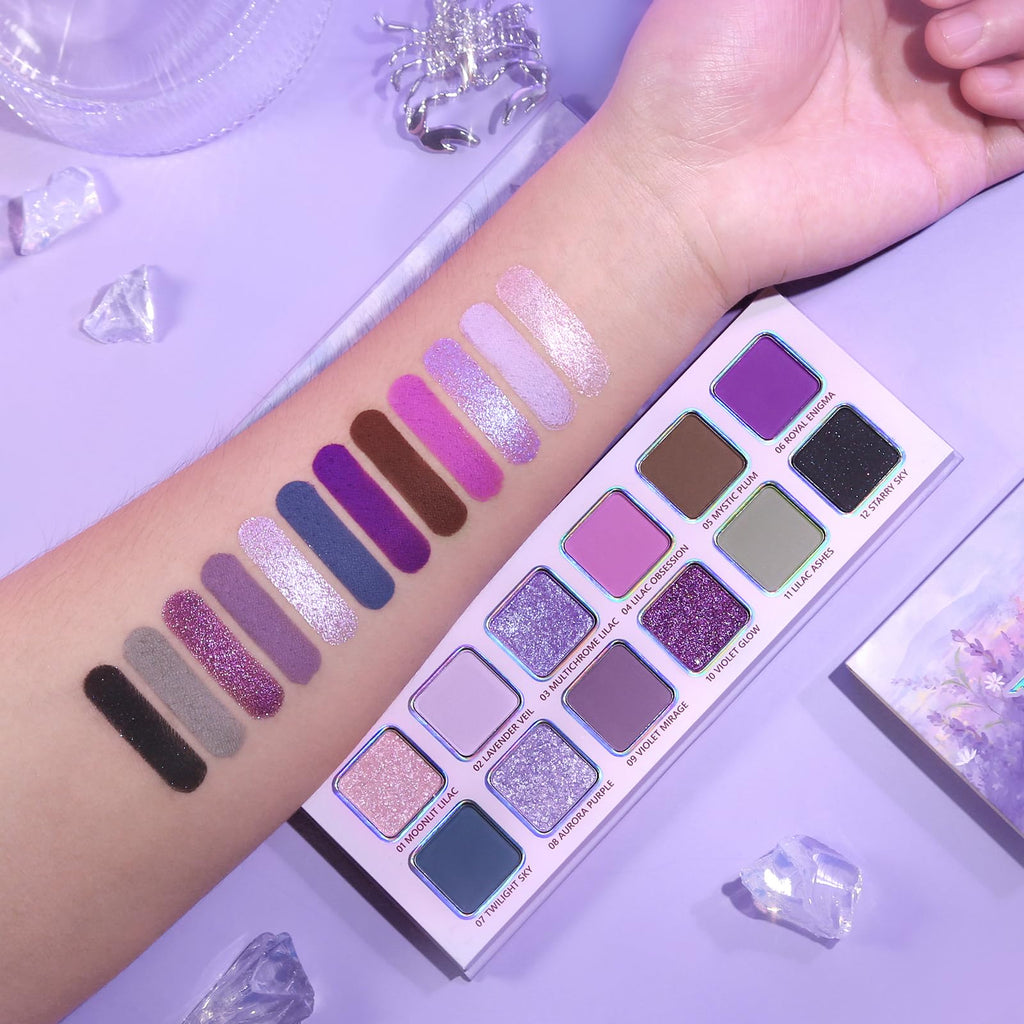 Pigmented Matte Shimmer Eyeshadow Palette O701