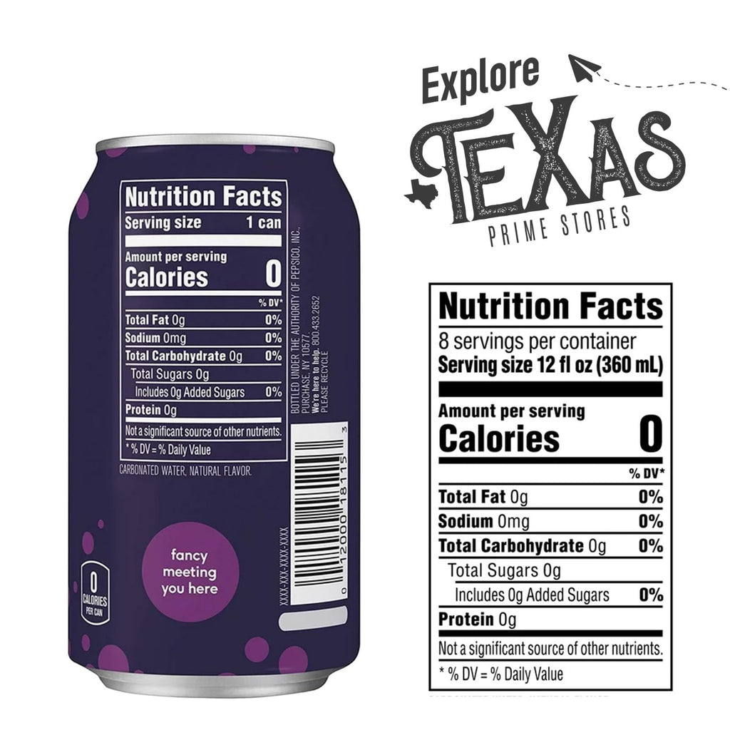 Blackberry Flavored Sparkling Water 20-Pack 12 fl oz Aluminum Can A287985