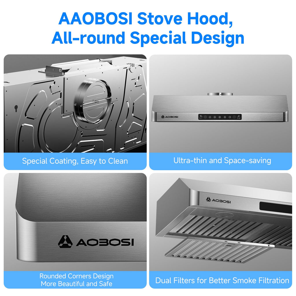 30 Inch Stainless Steel Under Cabinet Range Hood Y668699