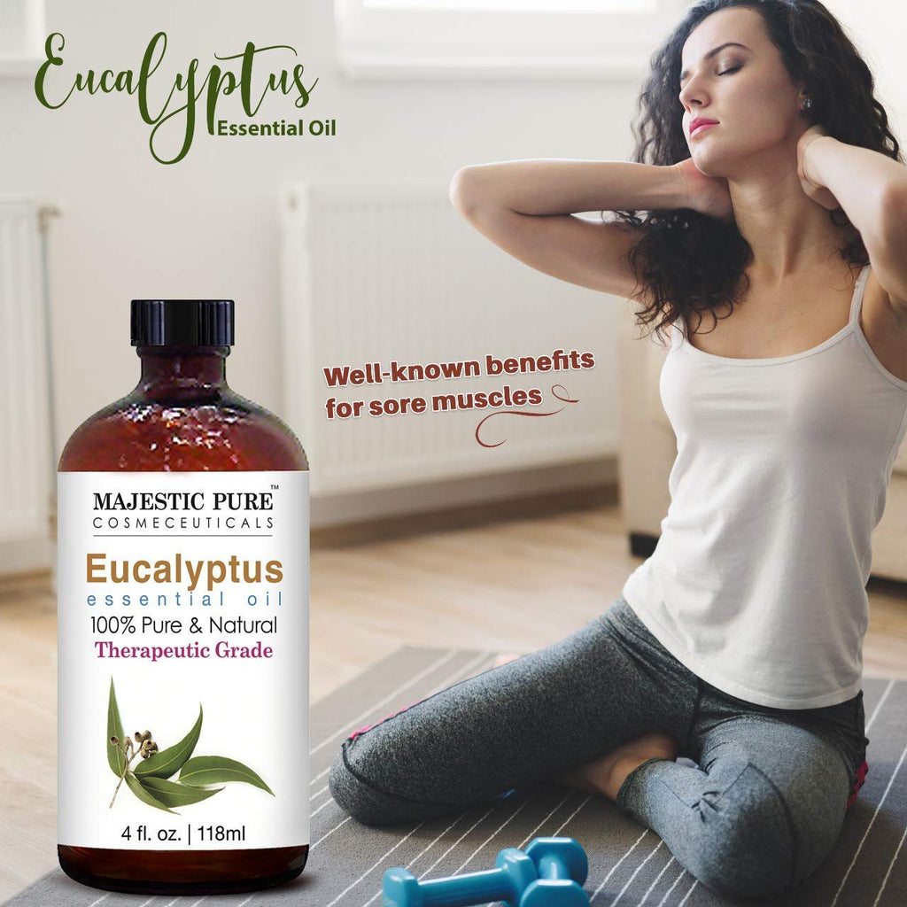 Lavender and Eucalyptus Essential Oil 3 Bottle Bundle 4 fl oz Each X350
