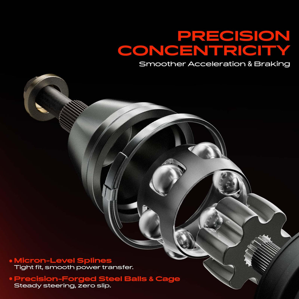 Set of 2 Front CV Axle Shaft Assembly S424176