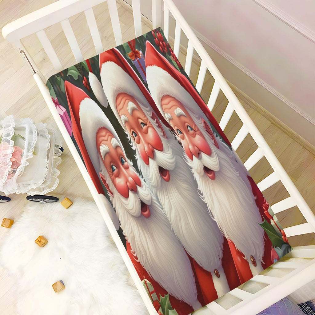Santa Crib Sheet 52" x 28" B5788