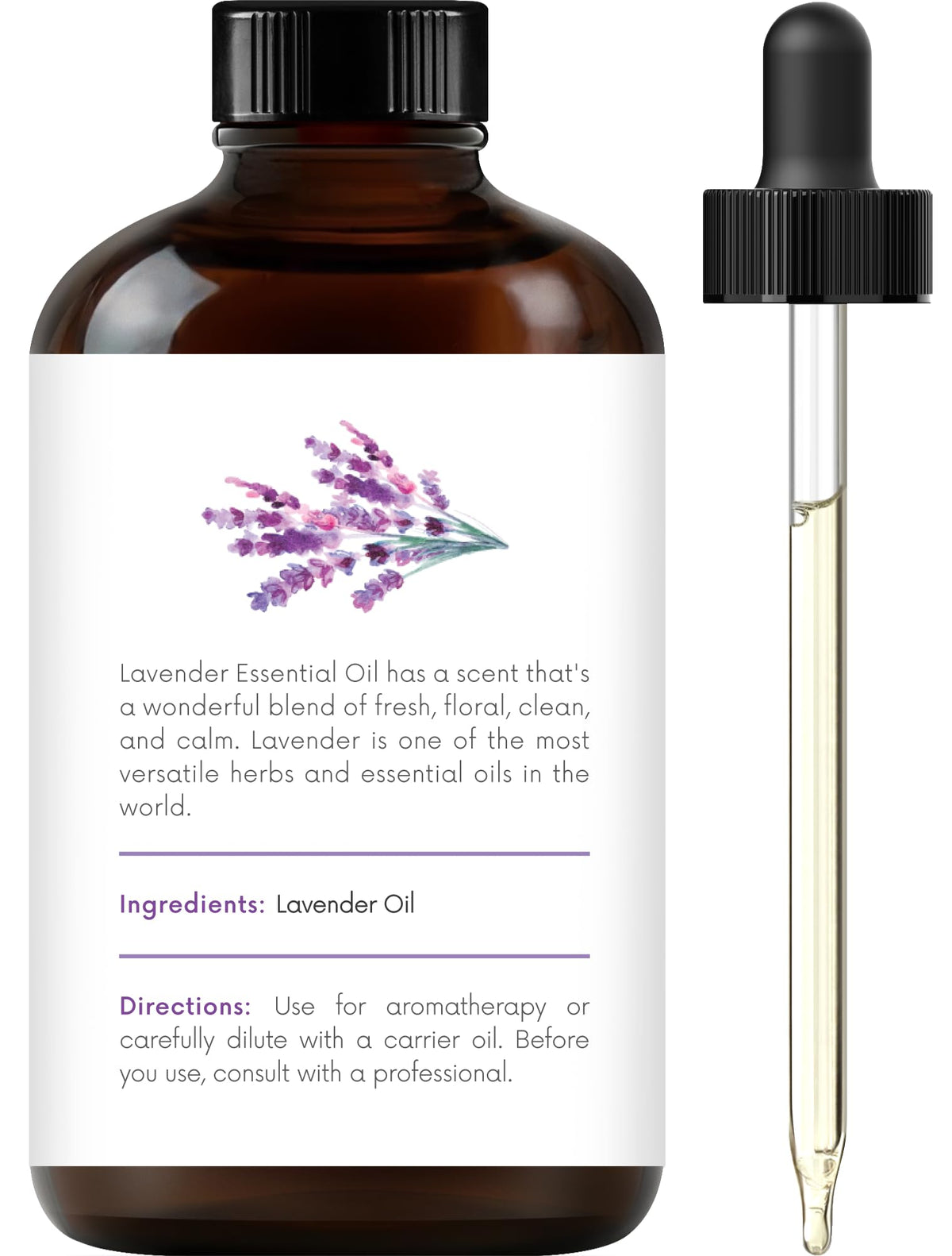 Lavender and Spearmint Essential Oils 2 x 4 Fl Oz C1983