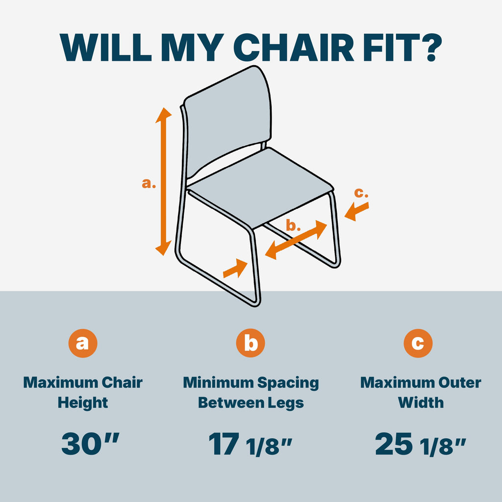 Heavy Duty Steel Stack Chair Dolly with Swivel Casters C57130