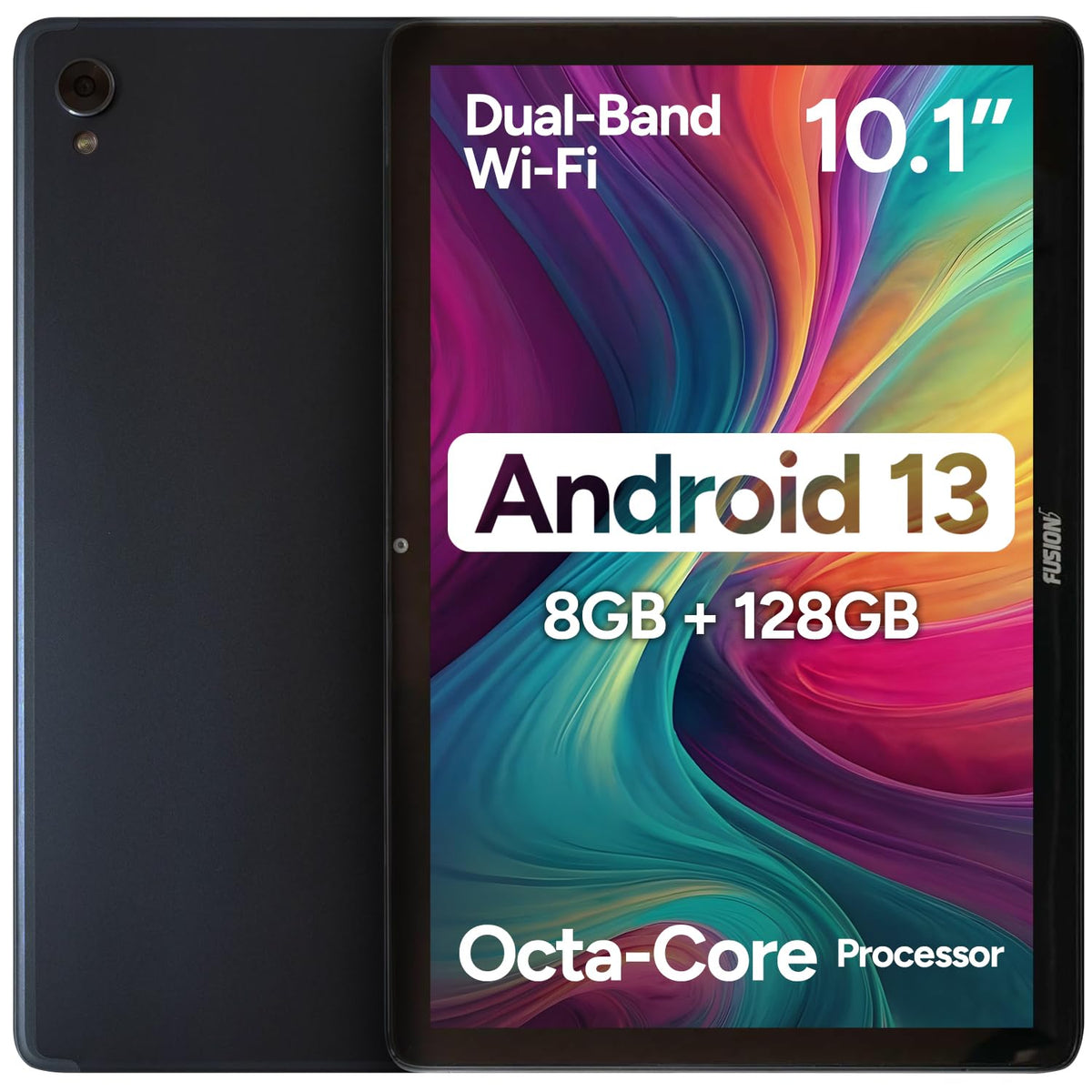 10.1" Android Tablet with Octa-core Processor, 8GB RAM 128GB Storage F8680