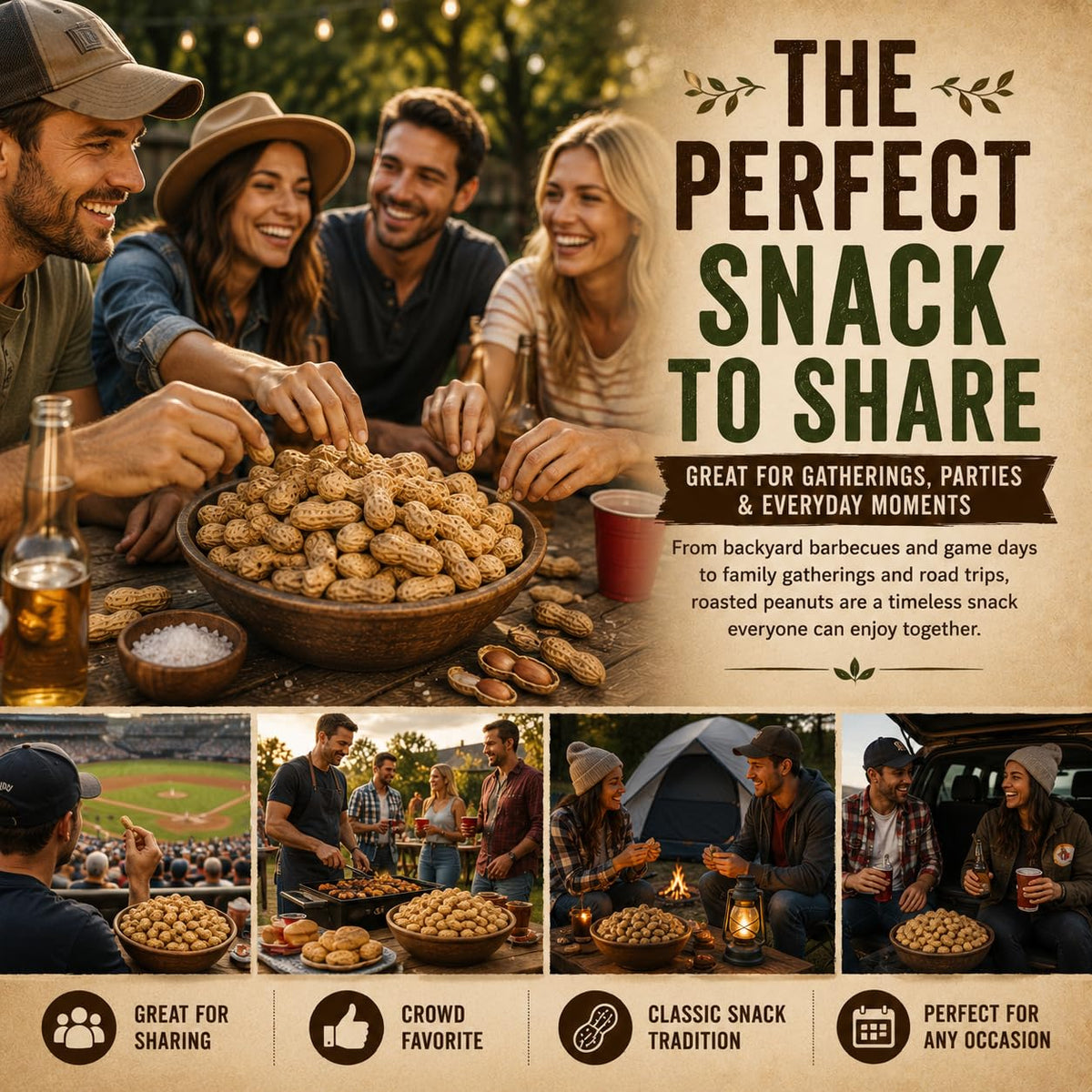 Roasted Salted Peanuts In Shell 1 LB C657