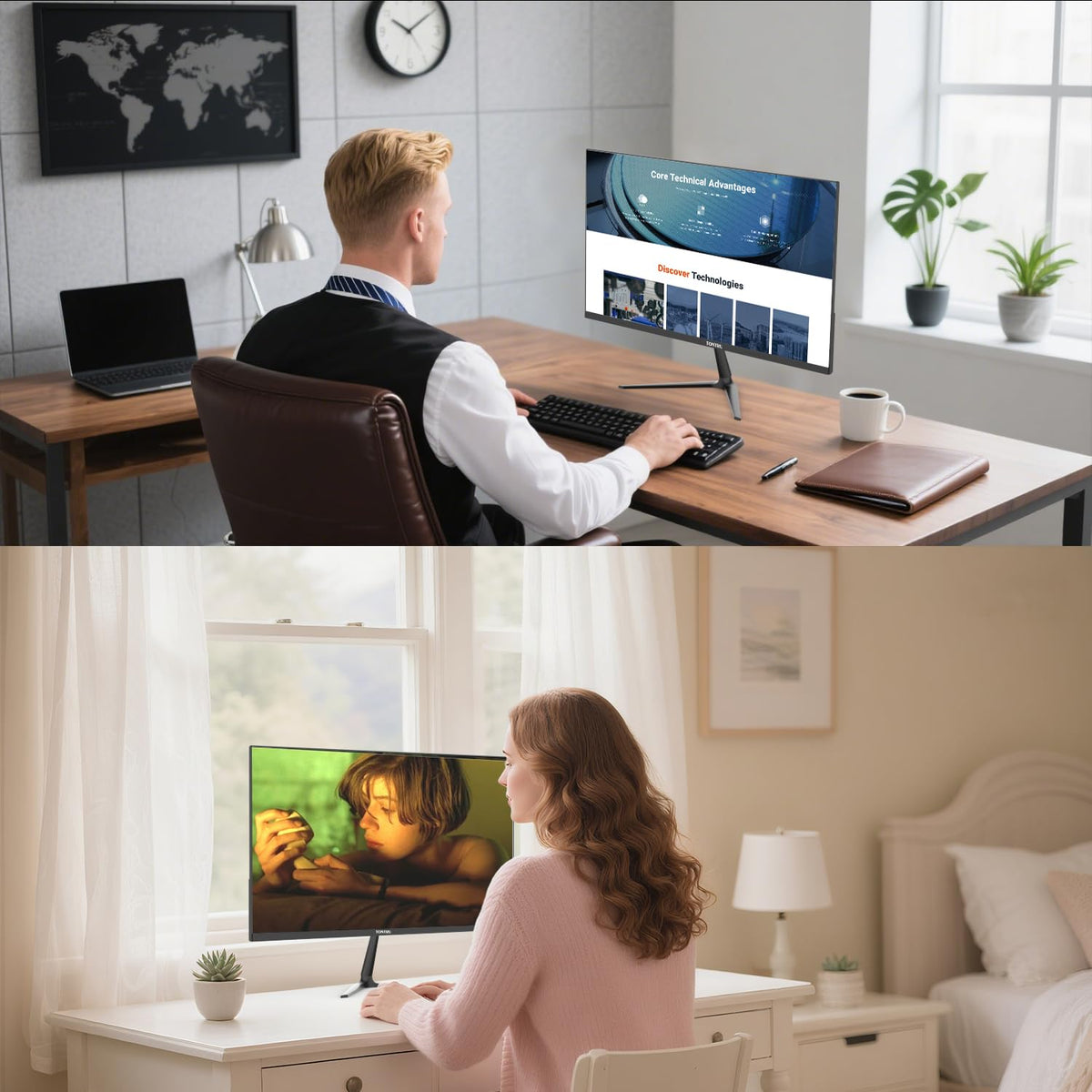 23.8 inch Full HD VA Monitor 75Hz Black J8326