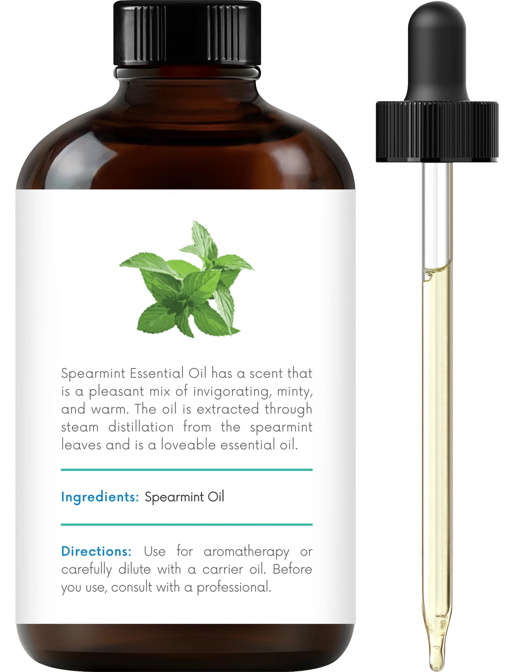Lavender and Spearmint Essential Oils 2 x 4 Fl Oz C1983