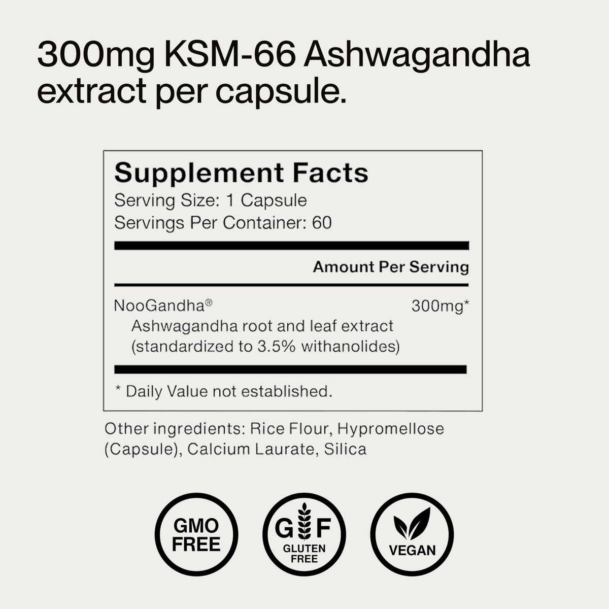 Ashwagandha Supplement 300mg D67331