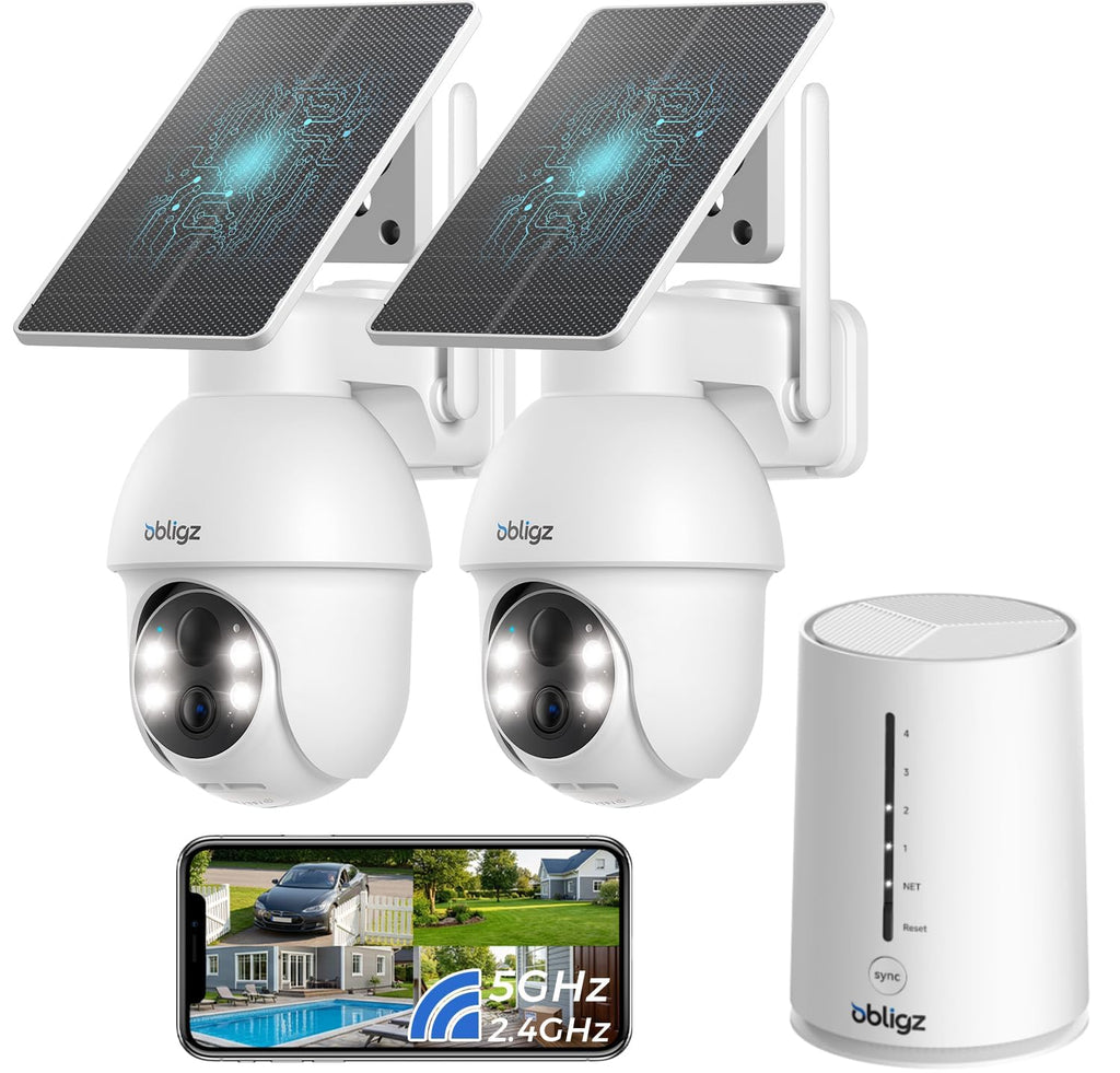 4MP Home Security Cameras with 64GB Local Storage N3621