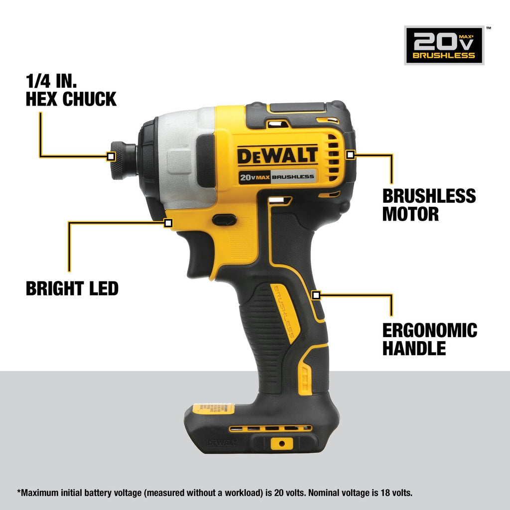 20V MAX 7-Tool Combo Kit with Cordless Drill, Impact Driver, Reciprocating Saw, Circular Saw, Oscillating Tool, Random Orbital Sander, Jigsaw, 5Ah Battery and Charger Y76628
