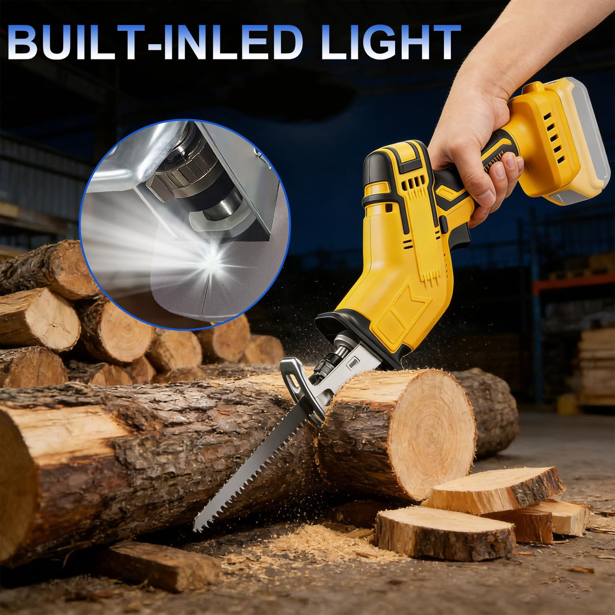 Cordless Reciprocating Saw with 4 Blades Kit Q5825