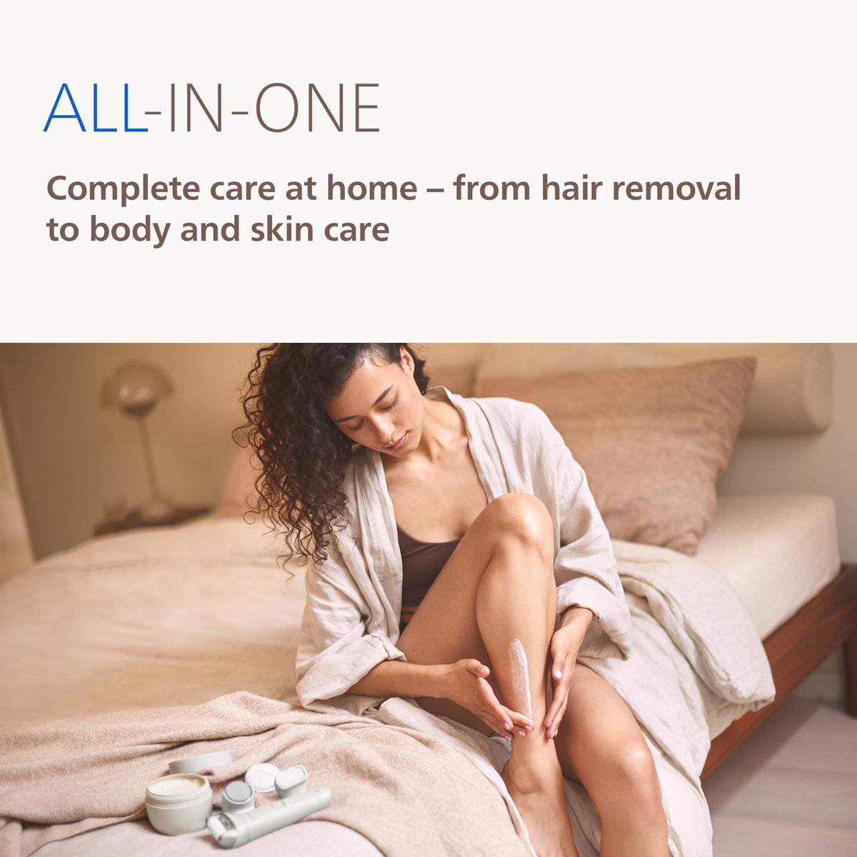 Cordless Wet and Dry Epilator with 7 Accessories W252671