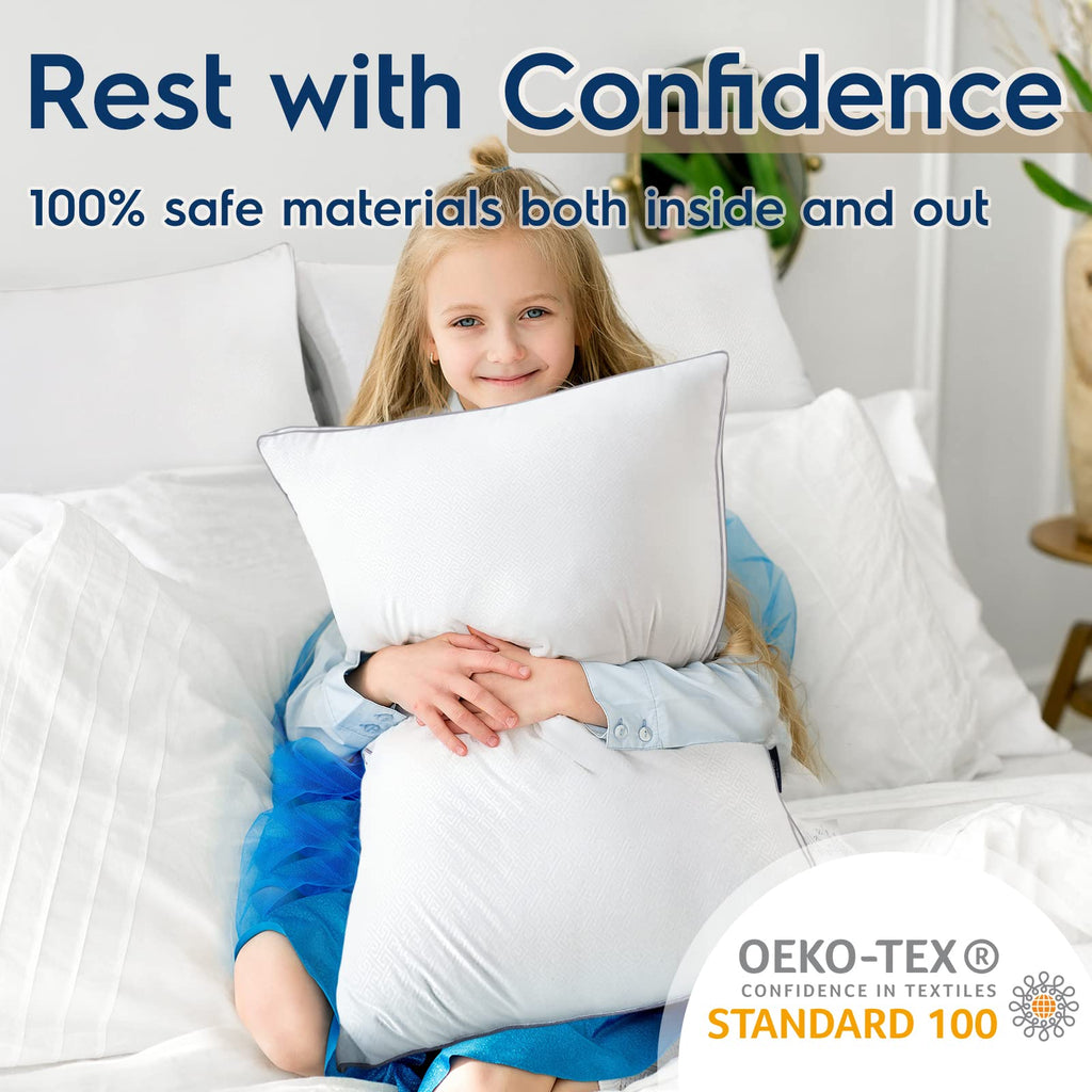 King Size White Pillows Set of 2 P685
