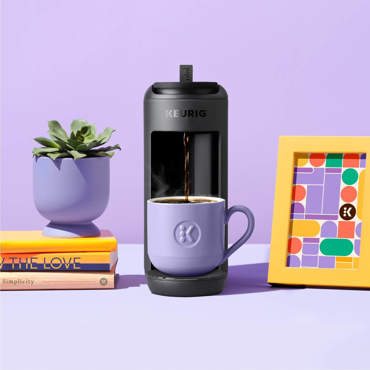 Single Serve K-Cup Pod Coffee Maker, Black Z81579