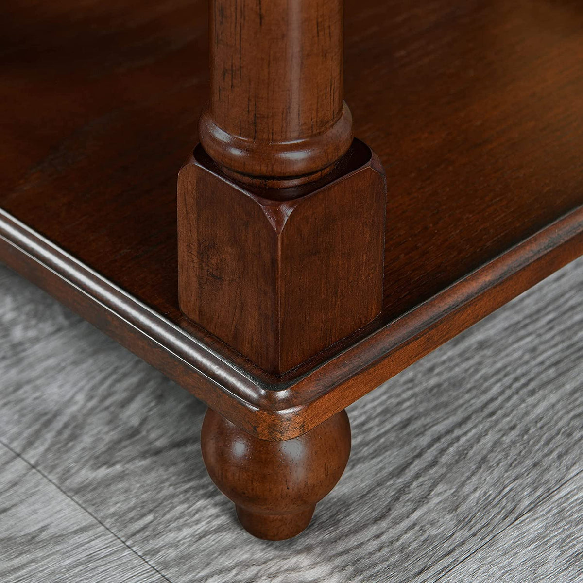 Narrow Wood End Table with Drawer R78930